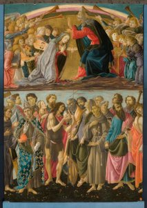 Kroning av Maria med helgener av Sandro Botticelli