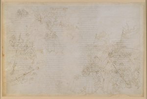 La Divina Commedia, Inferno XXI. Vergil og Dante i helvetes åttende sirkel (Malebolge), 5. bolgia: Straffen for korrupte embetsmenn; Djevelenes eskorte av Sandro Botticelli