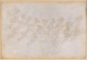 La Divina Commedia, Paradiso XXIX. Den niende sfæren (Krystallhimmelen eller Primum Mobile): Beatrice underviser Dante om englenes skapelse og vesen av Sandro Botticelli