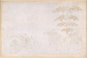 La Divina Commedia, Purgatorio XXIII. Purgatoriets sjette ring: De fråtsendees bot; møtet med Forese Donati av Sandro Botticelli