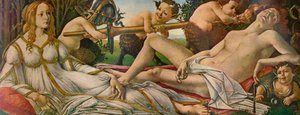 Mars og Venus, c1485, 1911 av Sandro Botticelli