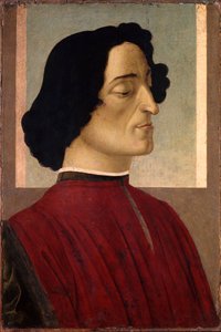 Portrett av Giuliano de Medici 14531478, ca 1475 av Sandro Botticelli