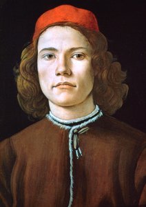 Portrett av en ung mann, c1480-1485 av Sandro Botticelli
