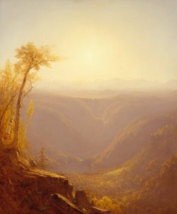 En kløft i fjellene Kaaterskill Clove, 1862.