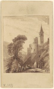Slott og figurer av Sanford Robinson Gifford