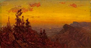 Fra Shawangunk-fjellene, 1823-1880. av Sanford Robinson Gifford