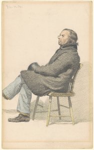 Mann som sitter i Hitchcock-stolen av Sanford Robinson Gifford
