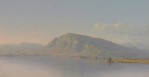 På Hudson River av Sanford Robinson Gifford