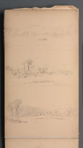 Skissebok, side 05: Bethel ME 19. august 1859. av Sanford Robinson Gifford