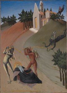 Saint Anthony Abbed plaget av demoner
