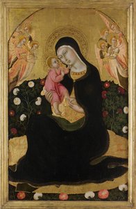 Jomfruen og barnet med engler Madonna av ydmykhet, midten av 1400-tallet. av Sano di Pietro