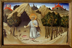 Scene av Saint Hieronymus