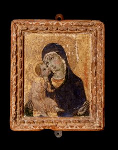 Jomfru med barn (maleri av Sano di also Ansano di Pietro di Mencio Pietro