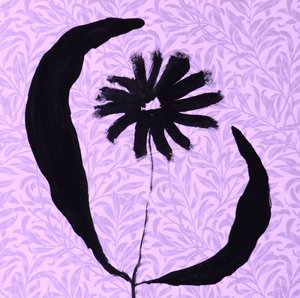Abstrakt svart blomstring av Santhosh ch