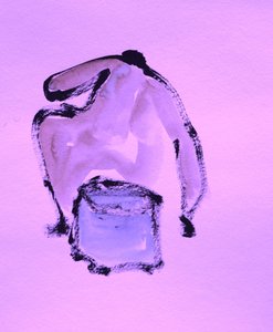 Abstrakt lavendelform av Santhosh ch