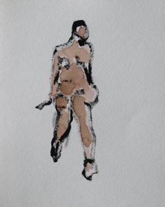 Abstrakt nakenfigur av Santhosh ch