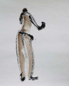 Abstrakt nakenfigur av Santhosh ch