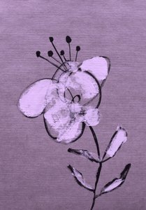 Abstrakt lilla blomstring av Santhosh ch