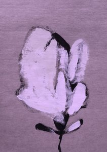Abstrakt hvit blomst av Santhosh ch