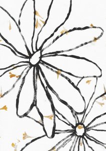 Delikate gylne blomster av Santhosh ch