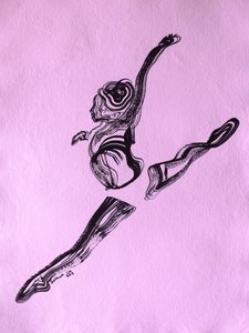 Flytende ballettsprang av Santhosh ch