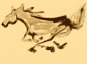 Galopperende hestebevegelse av Santhosh ch