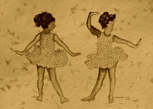 Glade dansende jenter av Santhosh ch