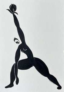 Meditativ lotusyoga av Santhosh ch
