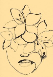 Minimalistisk blomsteransikt av Santhosh ch