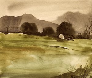 Misty Mountain Farmhouse av Santhosh ch