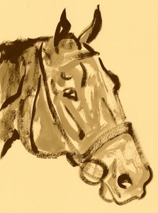 Portrett av en edel hest av Santhosh ch