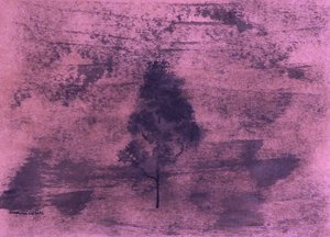 Ensomt rosa tre av Santhosh ch