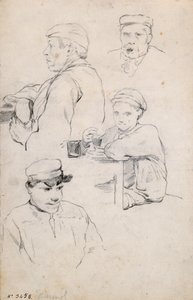 Figurstudie av Santiago Rusiñol