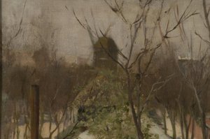 Park av Moulin de la Galette av Santiago Rusiñol