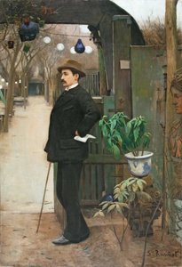 Portrett av Miquel Utrillo av Santiago Rusiñol