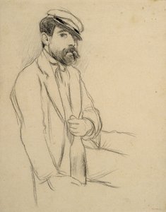 Portrett av en mann av Santiago Rusiñol