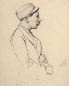 Portrett av en mann av Santiago Rusiñol