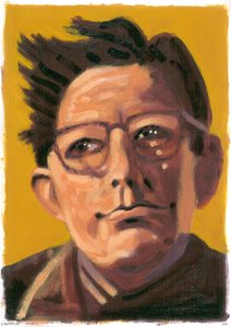 Laurie Lee, 2008 (olje) av Sara Hayward