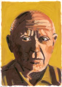 Pablo Picasso, 2008 (olje på papir)