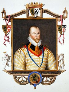 Portrett av Ambrose Dudley (ca. 1528-d. 15 90) 1. jarl av Warwick fra 