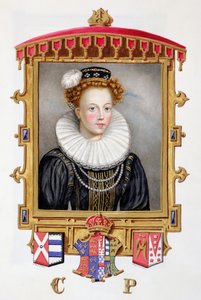 Portrett av Catherine Parr (1512-1548) Sjette kone til Henry VIII som ung enke fra 