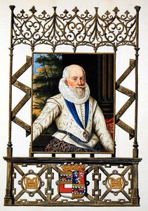 Portrett av Edward Somerset (1553-1628) 4. jarl av Worcester fra 
