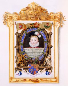 Portrett av James VI av Skottland (1566-1625) Senere James I av England som gutt ca. 1574 fra 