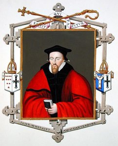 Portrett av John Whitgift (ca. 1530-1604) erkebiskop av Canterbury fra 