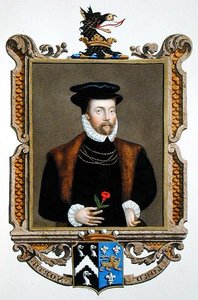 Portrett av Lord Roger North (1530-1600) 2nd Baron North fra 