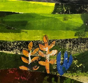 Ausgeschnittene Flora