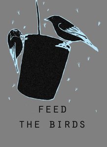 Feed the birds,2018,(digital tegning) av Sarah Thompson Engels