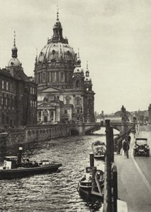 Berlin: Dom; Katedralen (s/hvitt bilde) av Sasha Stone