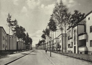 Berlin: Fischtalgrund-kolonien (s/hvitt-bilde) av Sasha Stone