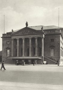 Berlin: Operahuset; Operahuset (s/hvitt bilde) av Sasha Stone